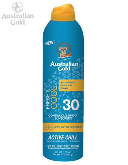 Australian Gold Continuous Spray Active Chill SPF 30